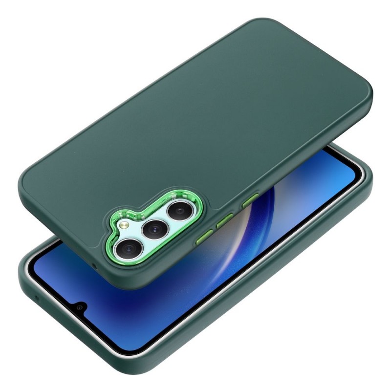 Θήκη Frame Silicone Case Samsung Galaxy A34 5G SM-A346 Green Θήκη Frame Silicone Case Samsung Galaxy A34 5G SM-A346 Green