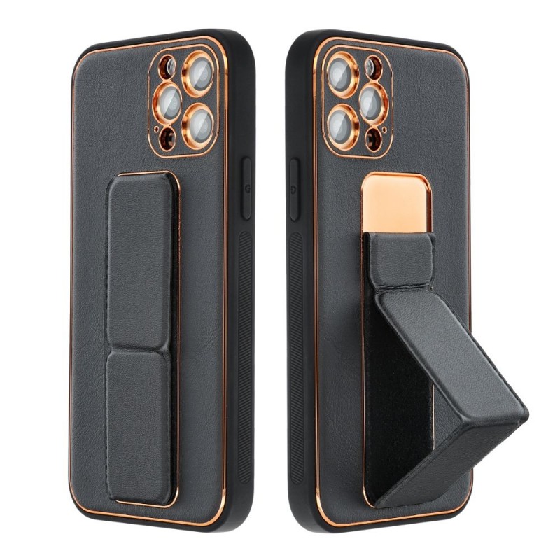 Θήκη Leather Kickstand Samsung Galaxy A53 5G SM-A536 Black