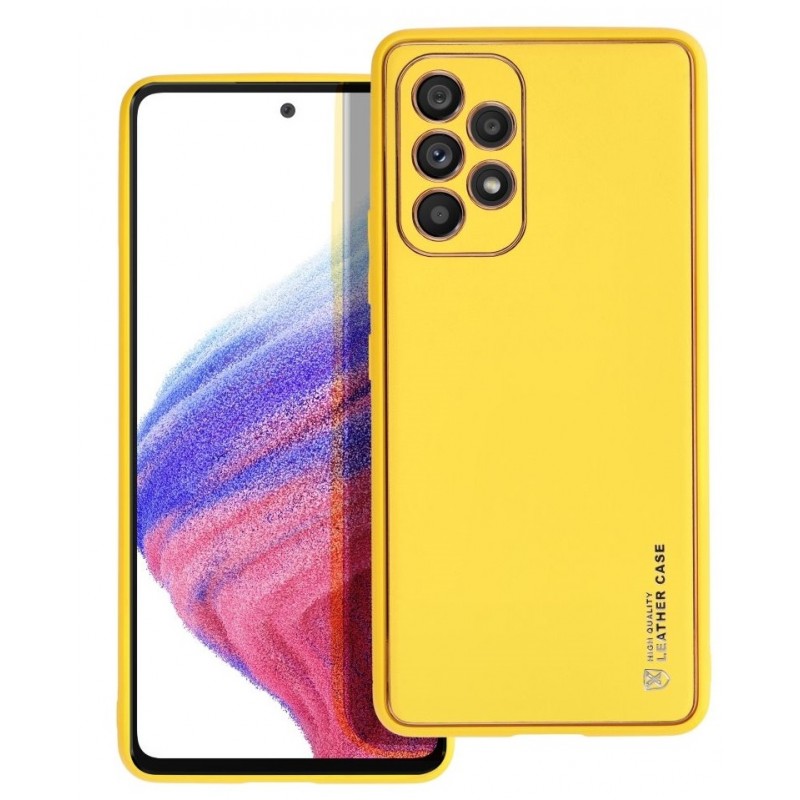 Θήκη Leather Samsung Galaxy A53 5G SM-A536 Yellow