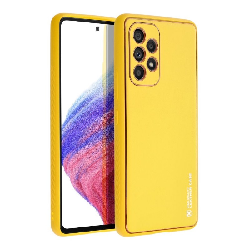 Θήκη Leather Samsung Galaxy A53 5G SM-A536 Yellow