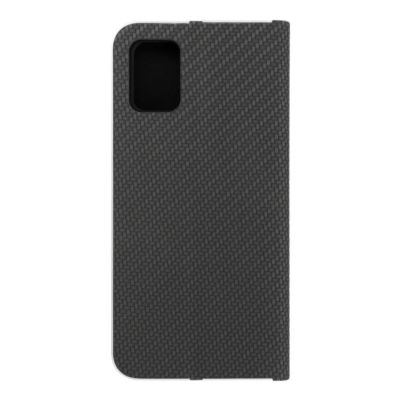 Θήκη Book Luna Carbon Samsung Galaxy A55 5G SM-A556 Black