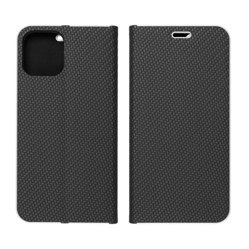 Θήκη Book Luna Carbon Samsung Galaxy A55 5G SM-A556 Black