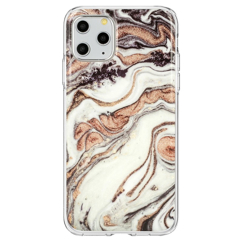 Θήκη Silicone Glitter Apple iPhone 11 Pro (5.8") Marble 