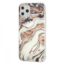 Θήκη Silicone Glitter Apple iPhone 11 Pro (5.8") Marble 