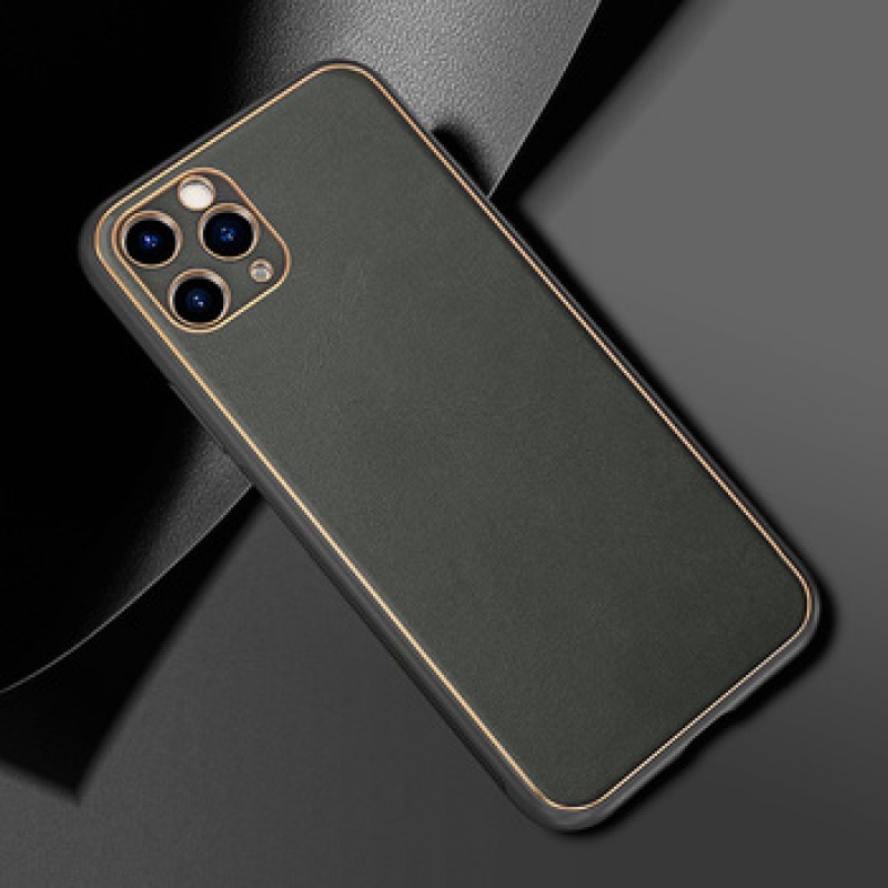 Θήκη Luxury Back Cover  Apple iPhone 11 (6.1") Graphite 