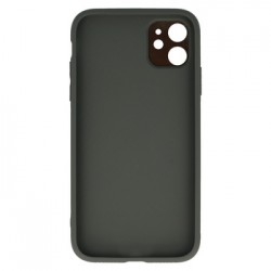 Θήκη Luxury Back Cover  Apple iPhone 11 (6.1") Graphite 