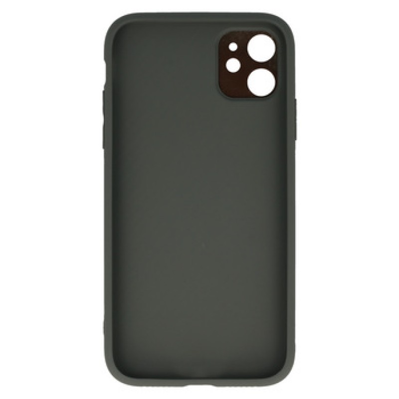 Θήκη Luxury Back Cover  Apple iPhone 11 (6.1") Graphite 