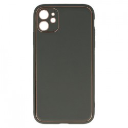 Θήκη Luxury Back Cover  Apple iPhone 11 (6.1") Graphite 
