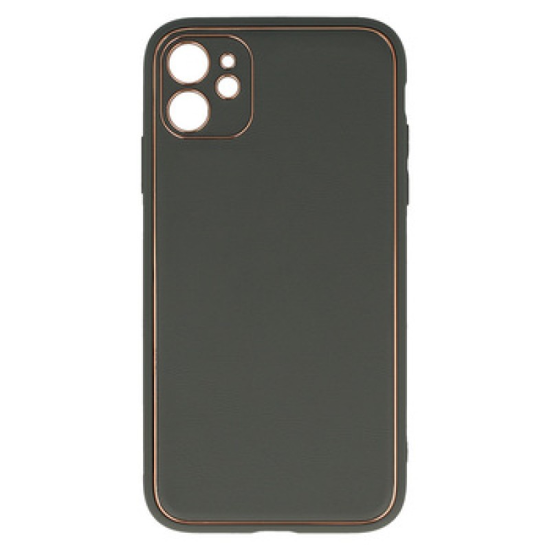 Θήκη Luxury Back Cover  Apple iPhone 11 (6.1") Graphite 