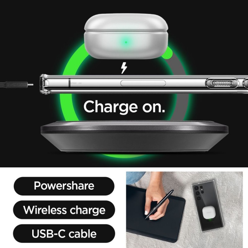 Θήκη Spigen Ultra Hybrid Samsung Galaxy S23 Ultra 5G S918 Crystal Clear (ACS05617)