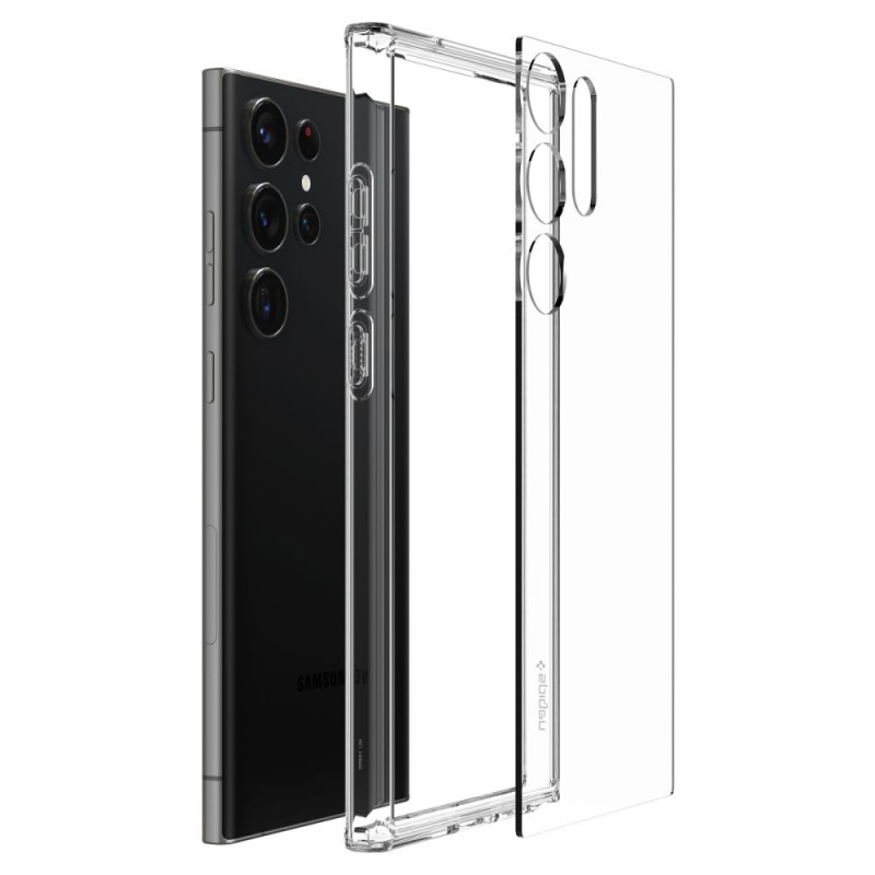 Θήκη Spigen Ultra Hybrid Samsung Galaxy S23 Ultra 5G S918 Crystal Clear (ACS05617)
