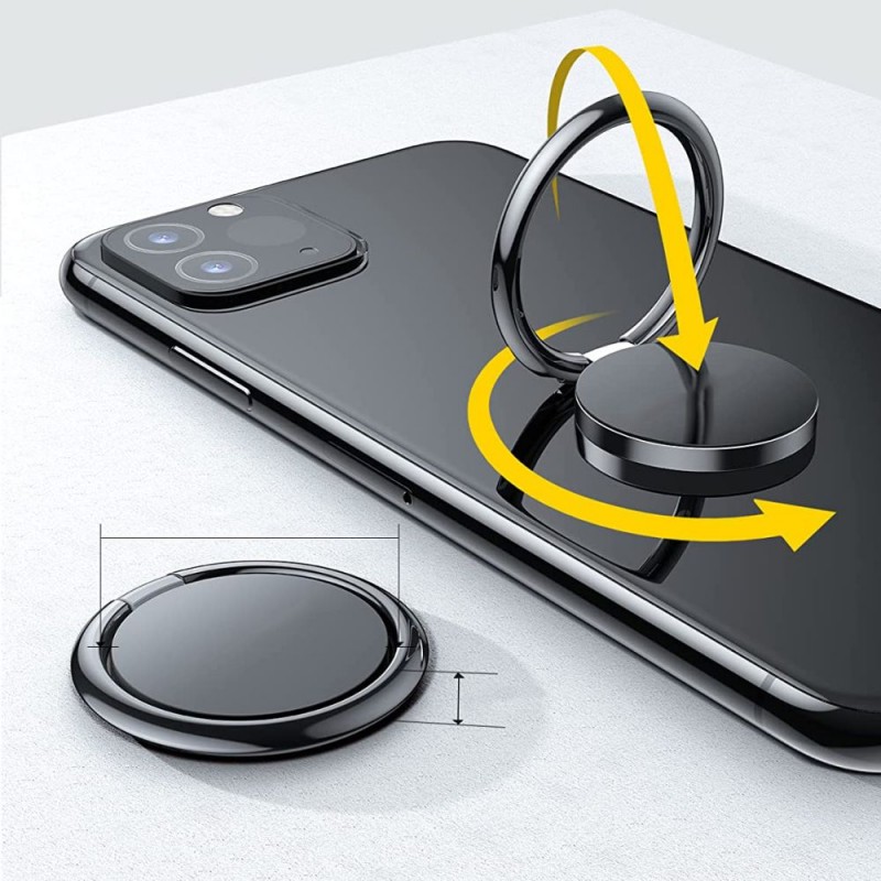 Δαχτυλίδι Συγκράτησης Tech-Protect Magnetic Ring Holder Black