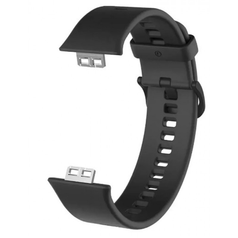 Ανταλλακτικό λουράκι QuickFit Black Buckle Huawei Watch Fit/Fit New Smoothband Black