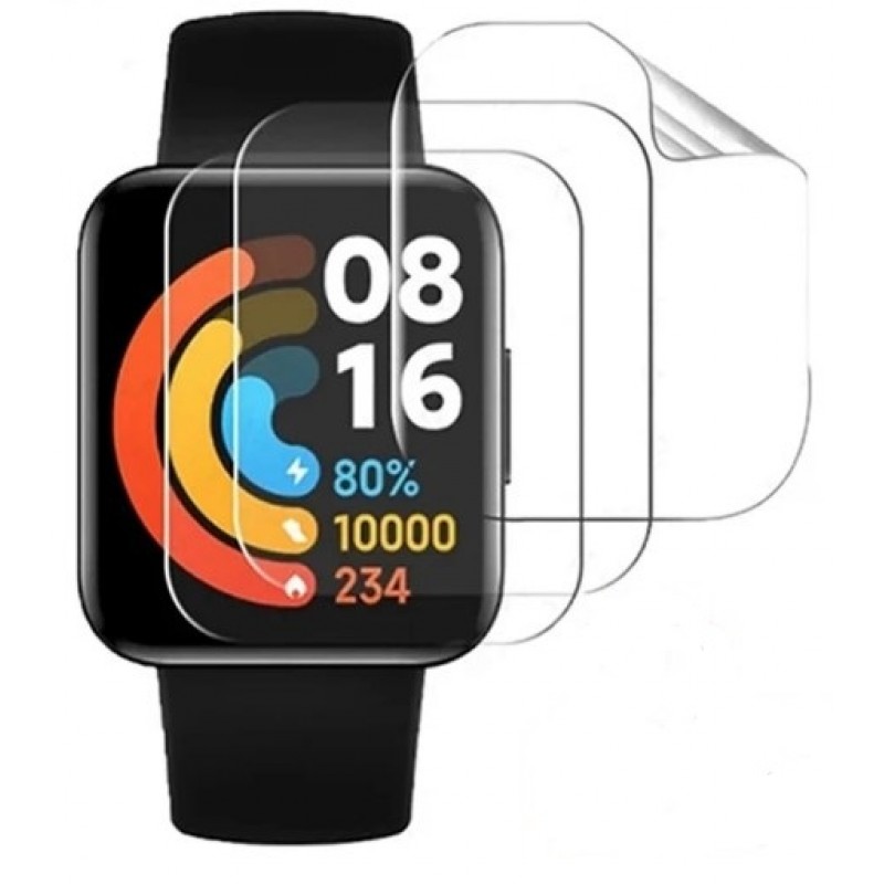Μεμβράνες Προστασίας Deva Rugged Armor Xiaomi Redmi Watch 4 / Redmi Watch 5 Anticrash Flex Foil Ultra (3 τμχ)