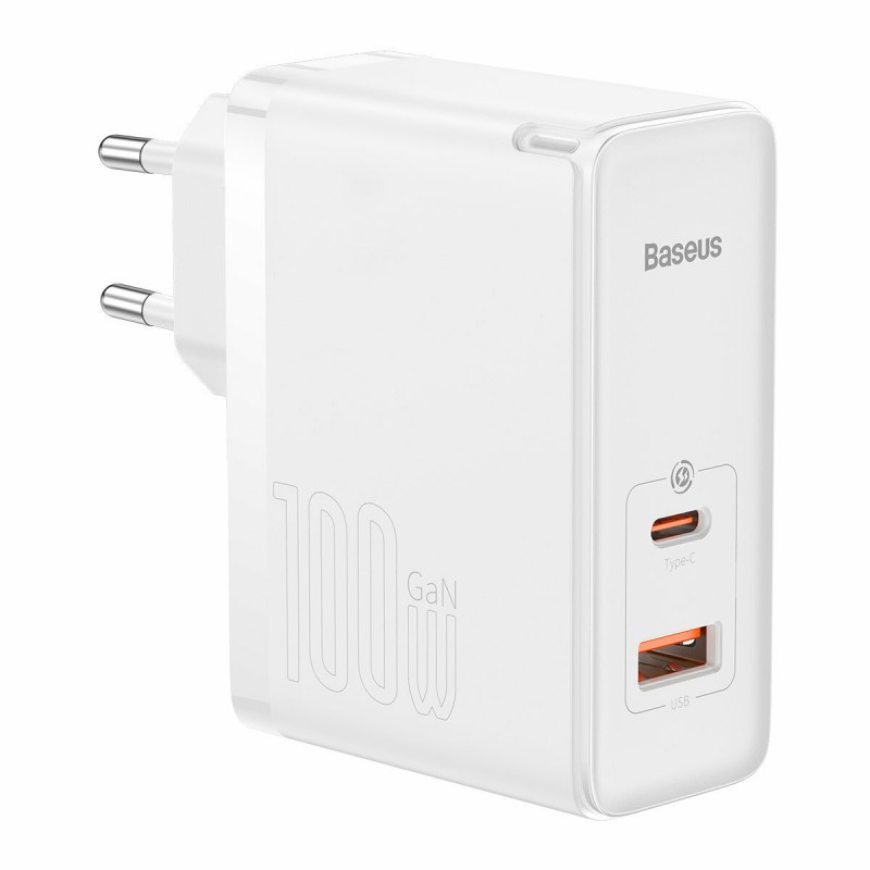 Φορτιστής Ταξιδίου Baseus GaN5 Pro 100W & Kαλωδιο Type-C White (CCGP090202) Φορτιστής Ταξιδίου Baseus GaN5 Pro 100W & Kαλωδιο Type-C White (CCGP090202)