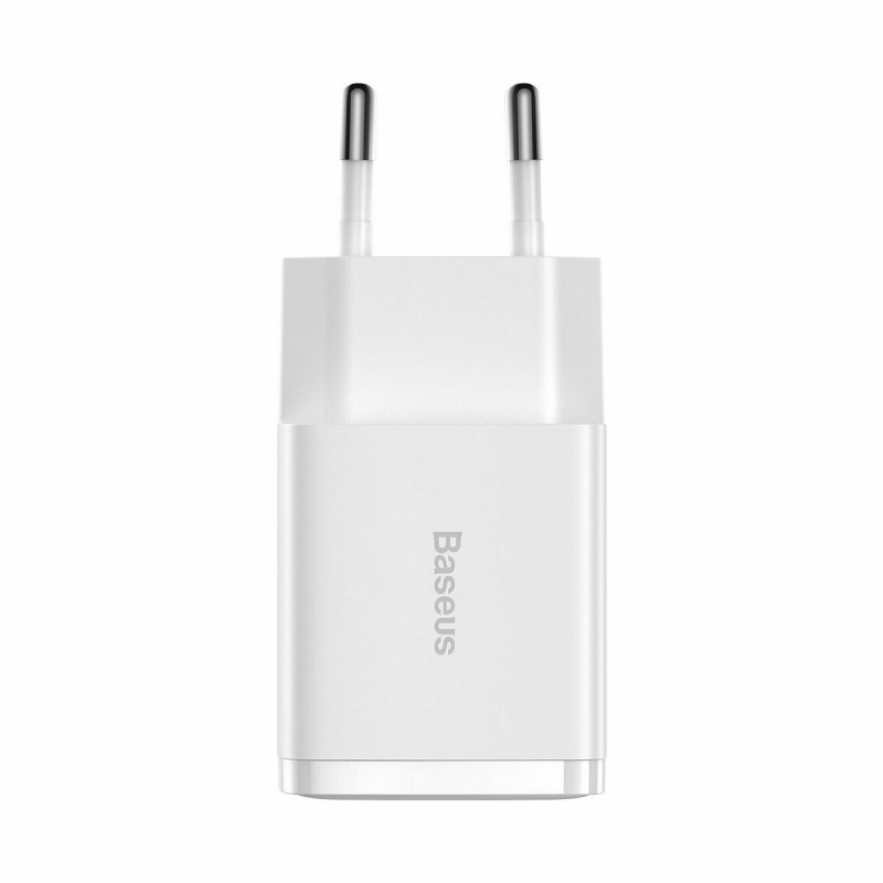 Φορτιστής Ταξιδιού Baseus Compact wall charger 2xUSB 10,5W White (CCXJ010202)