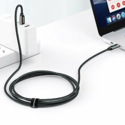 Καλώδιο Baseus Display Braided Type-C to Type-C 100W 1m Black (CATSK-B01)
