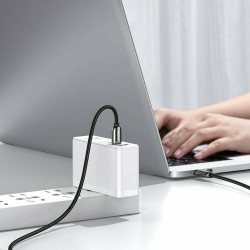 Καλώδιο Baseus Display Braided Type-C to Type-C 100W 1m Black (CATSK-B01)