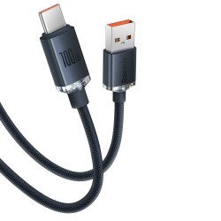 Καλώδιο Data Baseus Crystal Shine USB to Type-C 1.2m Purple (CAJY000405)