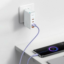 Καλώδιο Data Baseus Crystal Shine USB to Type-C 1.2m Purple (CAJY000405)
