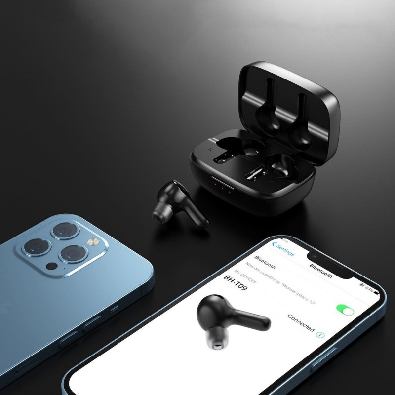 Ακουστικά Bluetooth Choetech Solar sport Wireless BH-T09 Black 