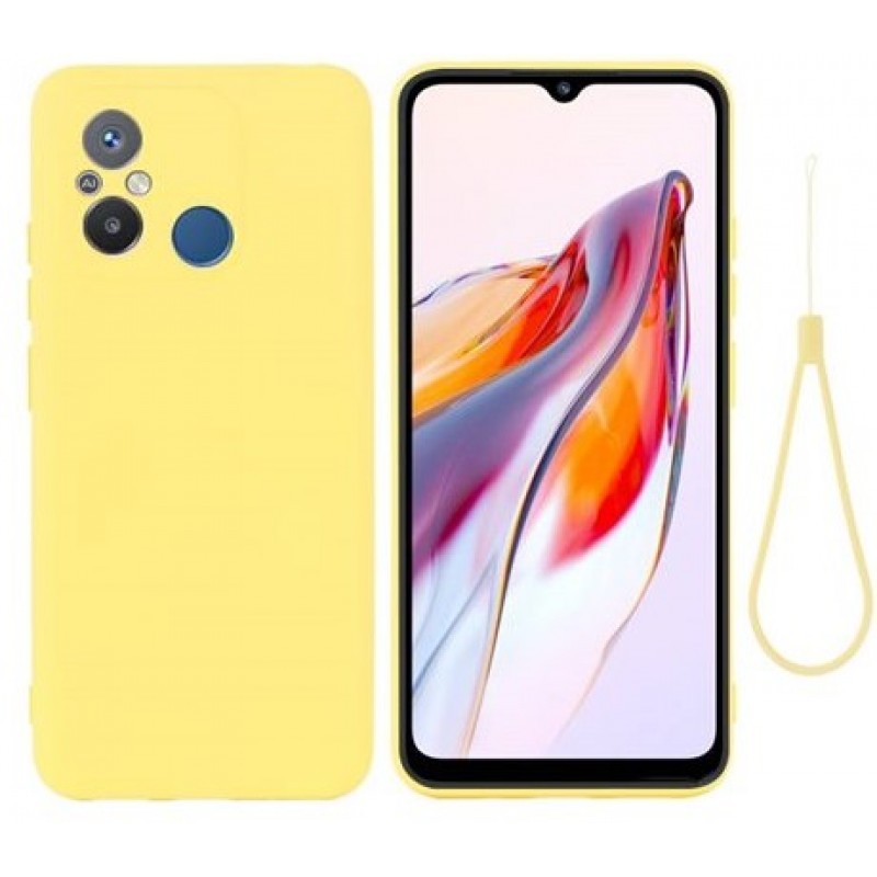Θήκη Real Smooth Silicone Motorola Moto G54 Yellow