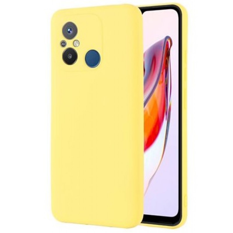 Θήκη Real Smooth Silicone Motorola Moto G54 Yellow