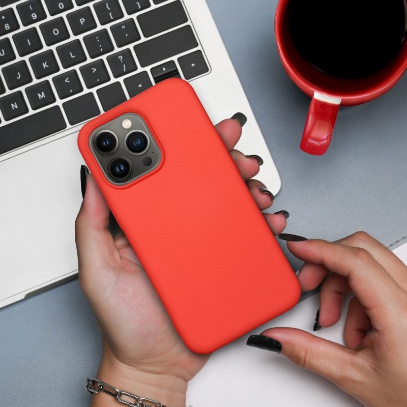 Θήκη Real Smooth Silicone Apple iPhone 11 (6.1") Peach