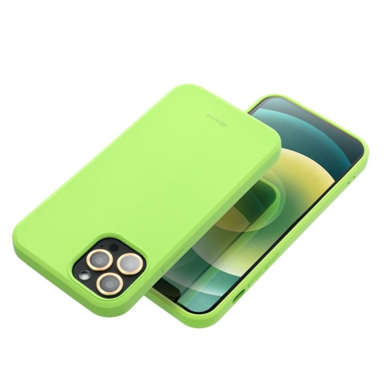 Θήκη Roar Liquid Silicone Apple iPhone 12 Pro Max (6.7") Lime