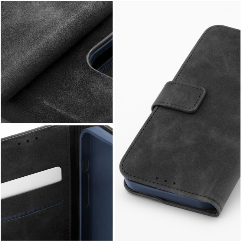 Θήκη Tender Book Leather Apple iPhone 13 (6.1") Black