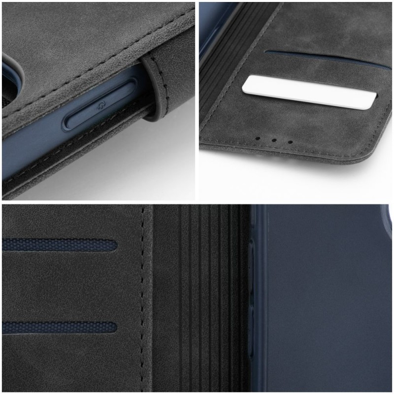 Θήκη Tender Book Leather Apple iPhone 13 (6.1") Black