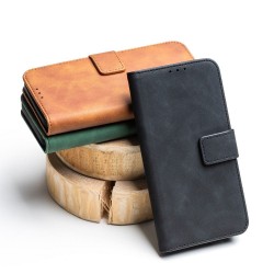 Θήκη Tender Book Leather Apple iPhone 13 (6.1") Black