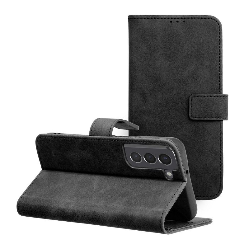 Θήκη Tender Book Leather Apple iPhone 13 (6.1") Black