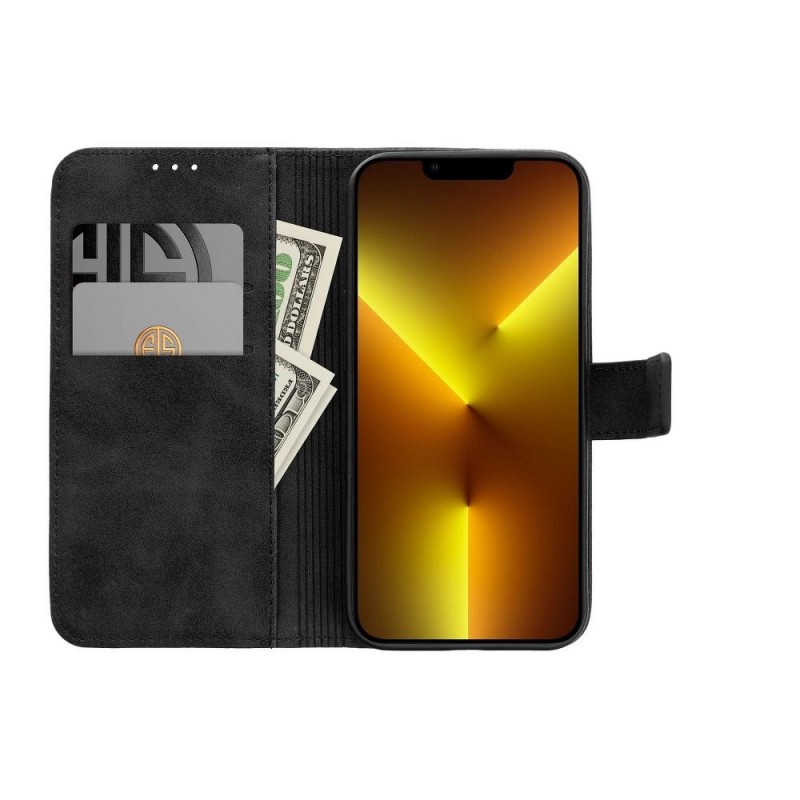 Θήκη Tender Book Leather Apple iPhone 13 (6.1") Black