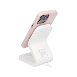 Θήκη Leather Cover with MagSafe Magnet Apple iPhone 12 Pro Max (6.7") Sand Pink