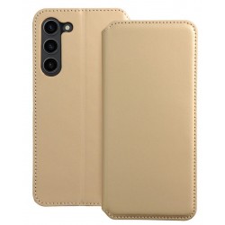 Θήκη Dual Pocket Book Samsung Galaxy S23 5G SM-S911 Gold