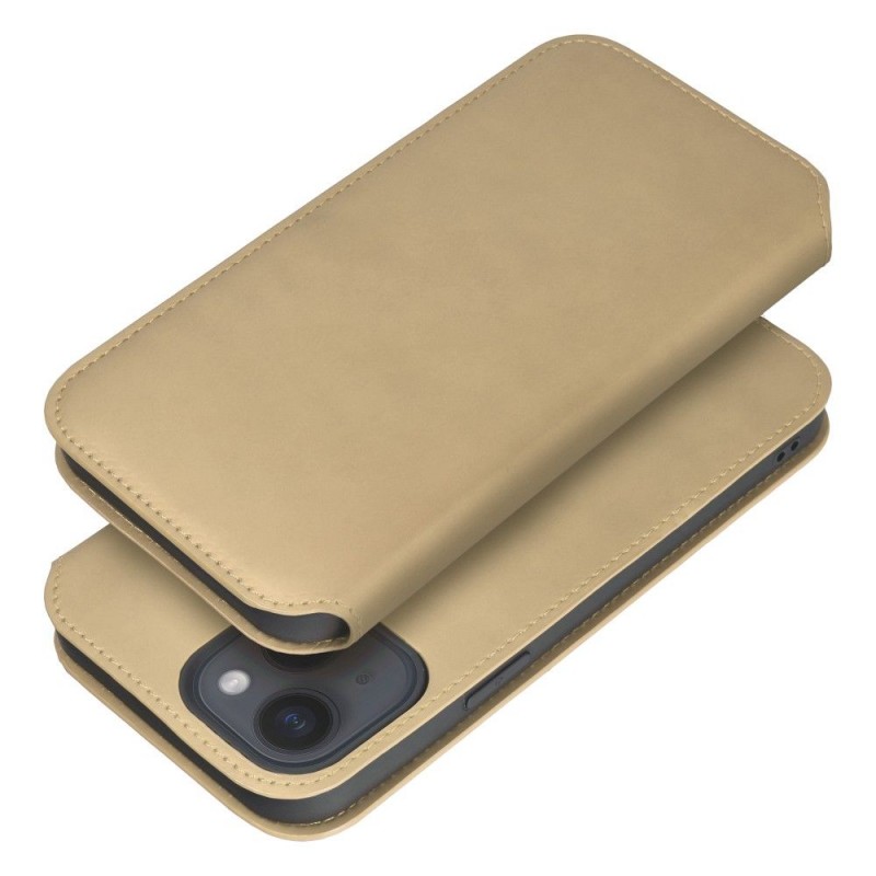 Θήκη Dual Pocket Book Samsung Galaxy S23 5G SM-S911 Gold