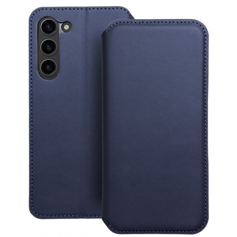 Θήκη Dual Pocket Book Motorola G55 5G Blue