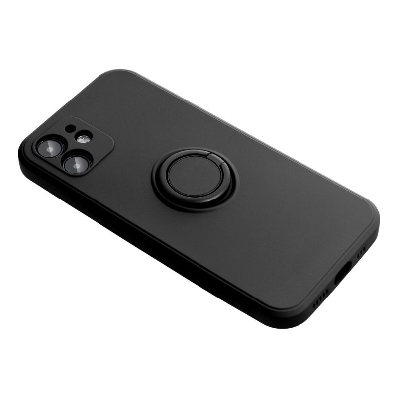 Θήκη  Liquid Silicone Ring Finger Grip Xiaomi Redmi A1/ A2 Black