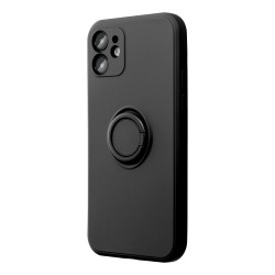 Θήκη  Liquid Silicone Ring Finger Grip Xiaomi Redmi A1/ A2 Black