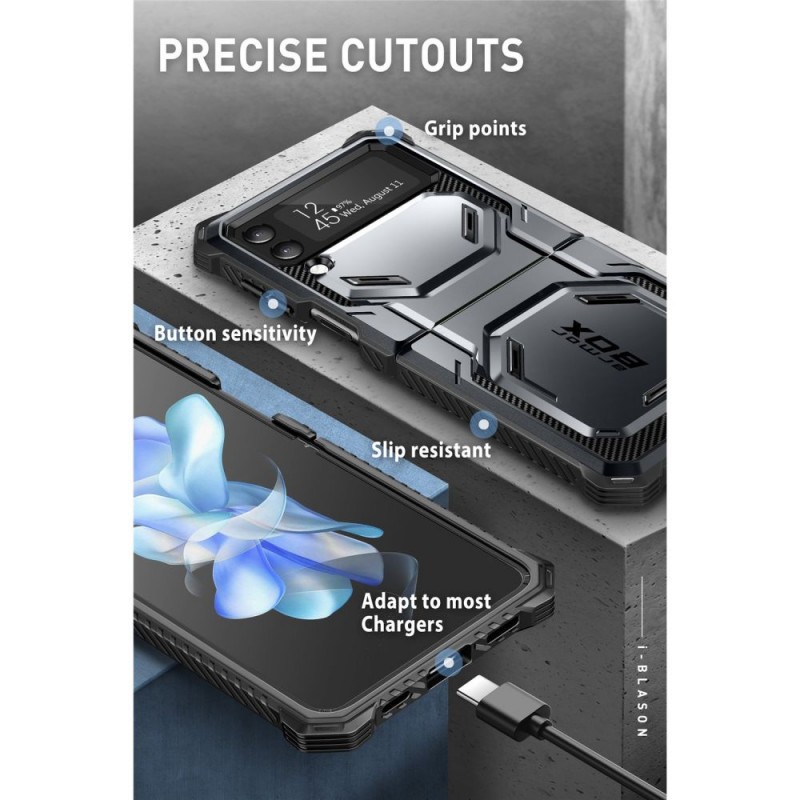 Θήκη Supcase IBLSN Armorbox Samsung Galaxy Z Flip4 5G SM-F721 Black