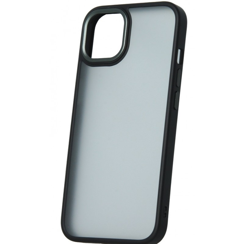 Θήκη Satin Matte Apple iPhone 13 (6.1") Black