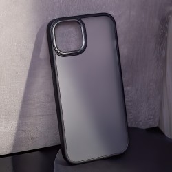 Θήκη Satin Matte Apple iPhone 13 (6.1") Black