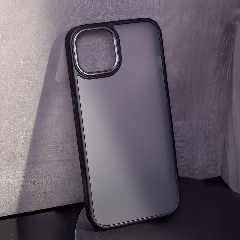 Θήκη Satin Matte Apple iPhone 13 (6.1") Black