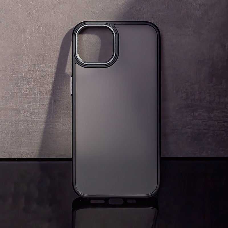 Θήκη Satin Matte Apple iPhone 13 (6.1") Black
