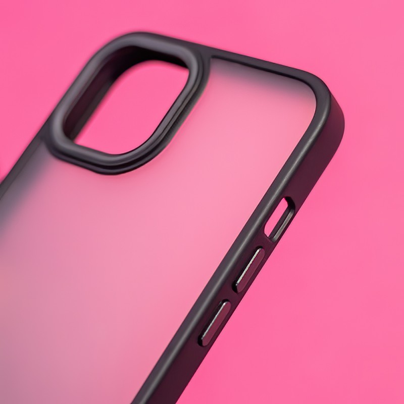 Θήκη Satin Matte Apple iPhone 13 (6.1") Black