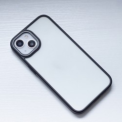 Θήκη Satin Matte Apple iPhone 13 (6.1") Black