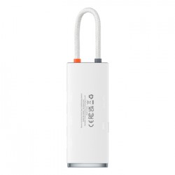 Αντάπτορας Baseus Adapter Hub Lite Series USB-C Docking Station με HDMI White Αντάπτορας Baseus Adapter Hub Lite Series USB-C Docking Station με HDMI White