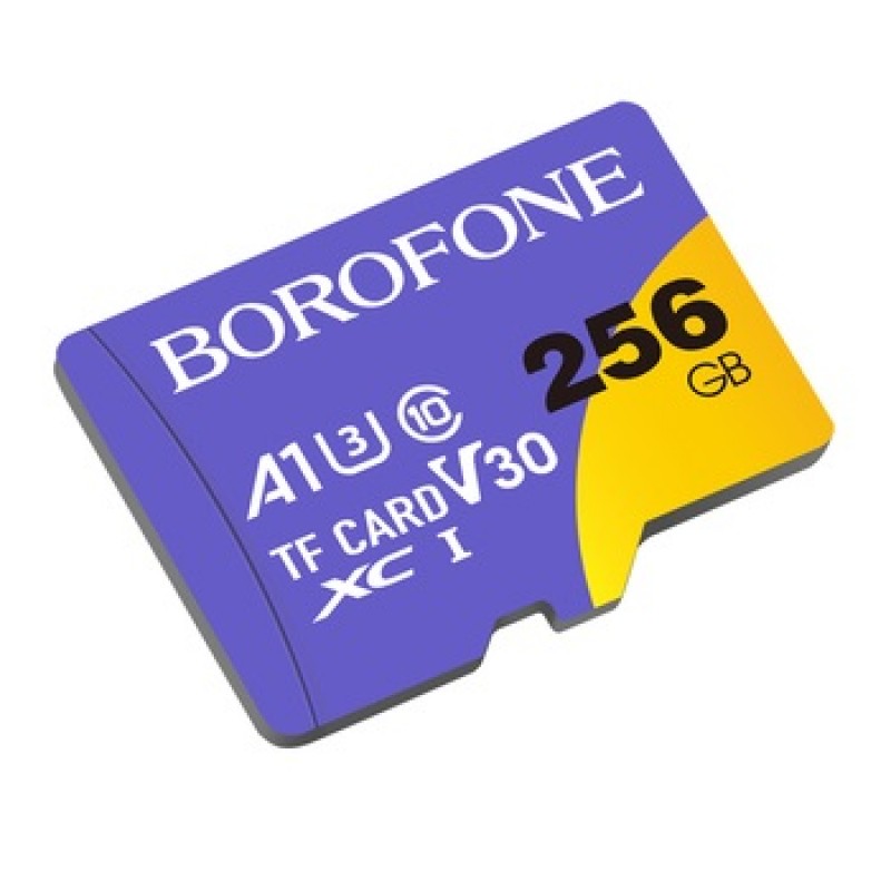 Κάρτα μνήμης Borofone MicroSD Card 256GB SDXC U3 Class10 100MB/s 
