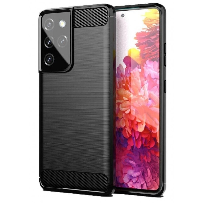 Θήκη Carbon Samsung Galaxy S21 Ultra 5G G998 Black